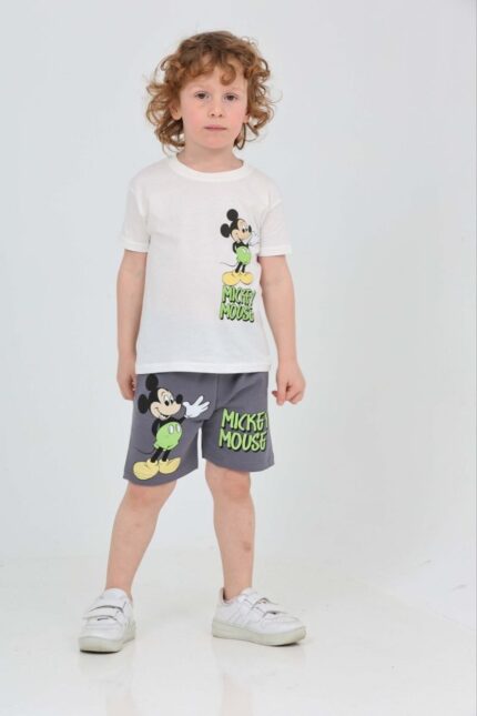 Yazlık mickey mouse alt üst yazlık takım