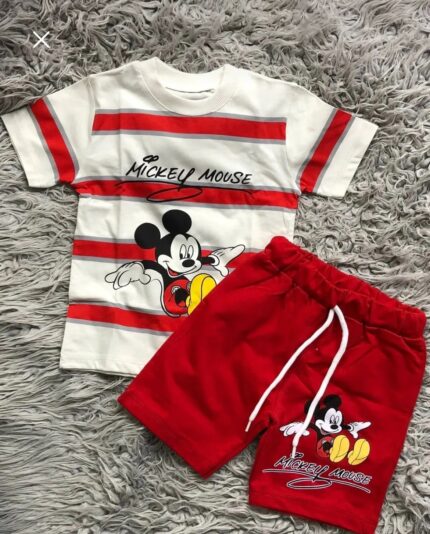 Yazlık mickey mouse alt üst takım