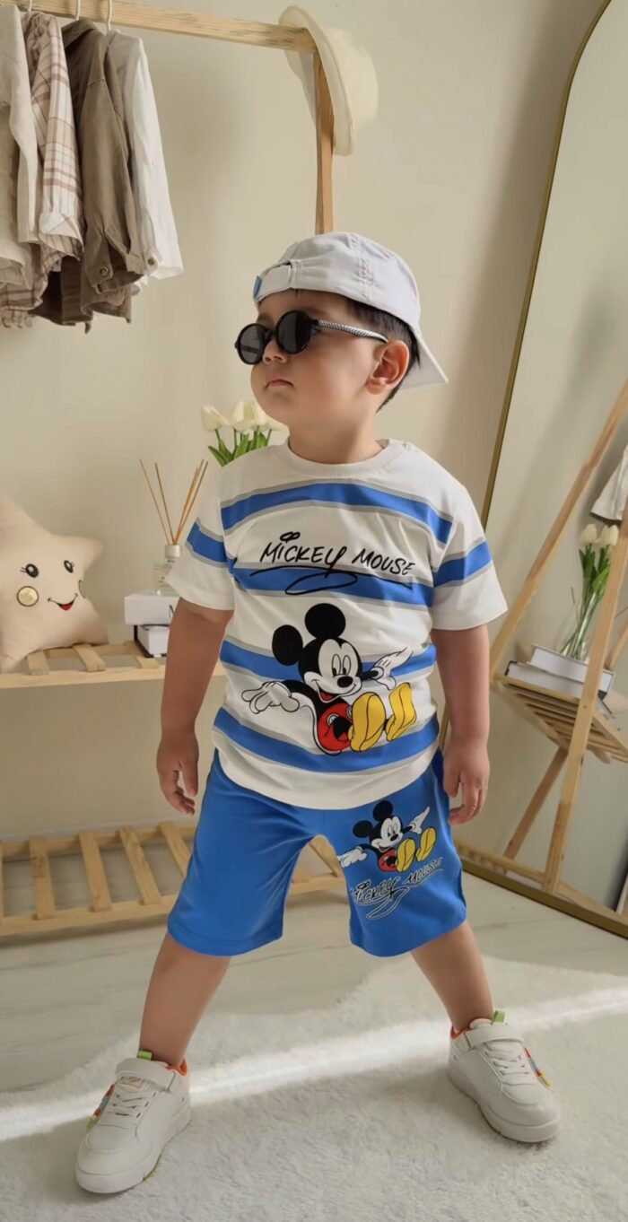 Yazlık mickey mouse alt üst takım - Görsel 2