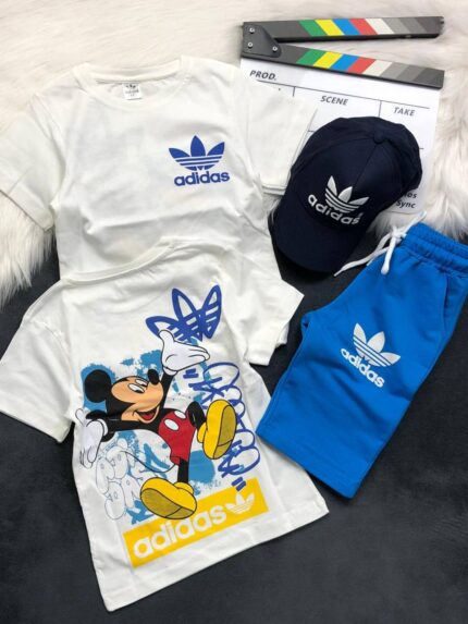 Adidas Yazlık Şapkalı Alt Üst Takım