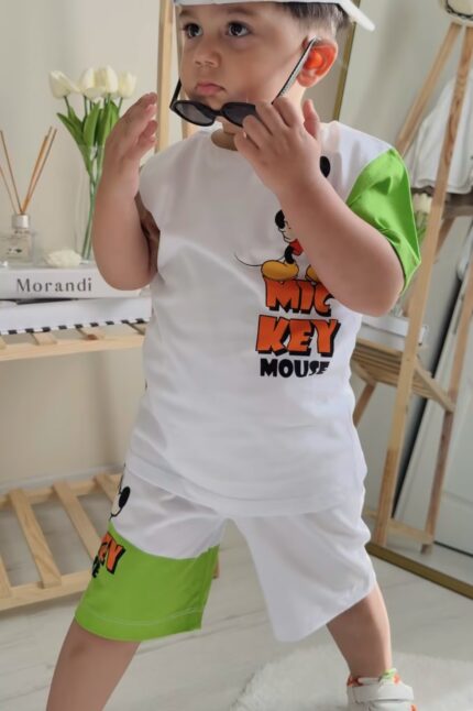 Mickey Mouse Yazlık Alt Üst Takım